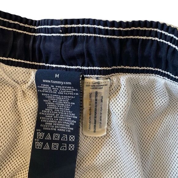 Tommy Hilfiger Swim Shorts size medium tan spot on shorts - Picture 2 of 5